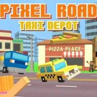 Pixel Road Taxi Depot