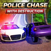 Police Chase With Destruction