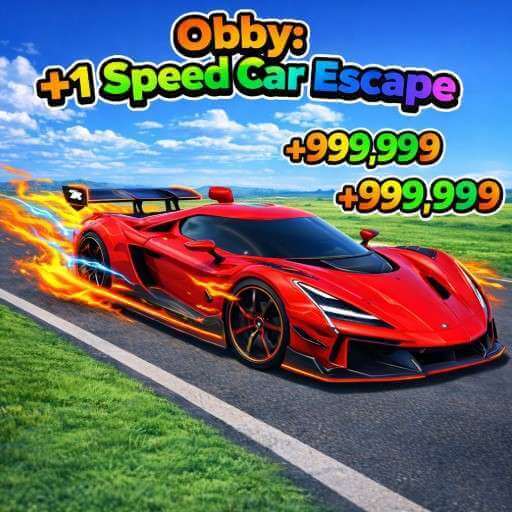 Obby: +1 Speed Car Escape