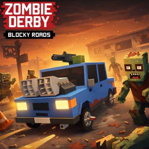 Zombie Derby: Blocky Roads
